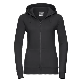Damen Hoody mit Reißverschluss bedrucken von Russel